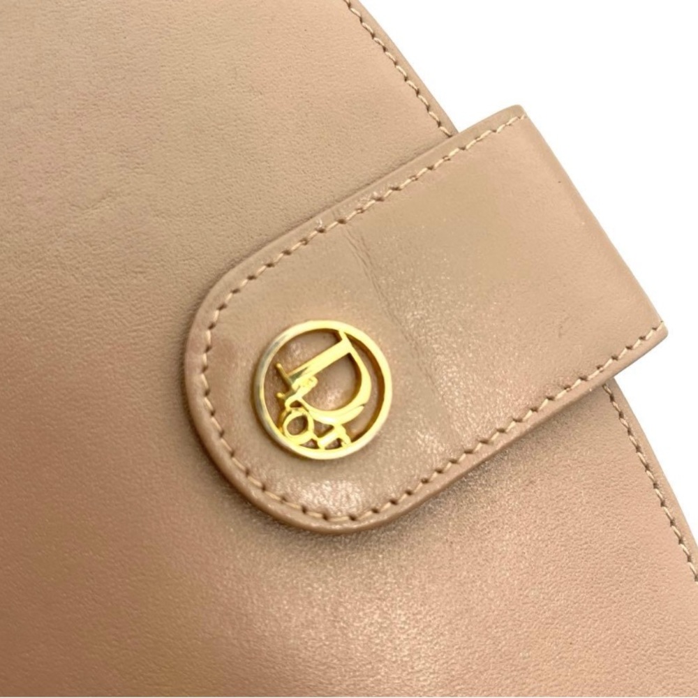 Dior Tan Leather compact wallet - Picture 3 of 10